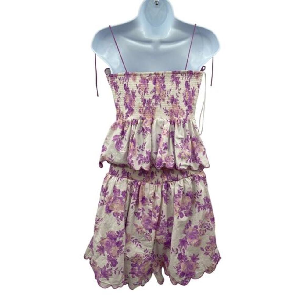 Flying tomato purple floralā scallop edge shorts & tank set - Picture 6 of 10